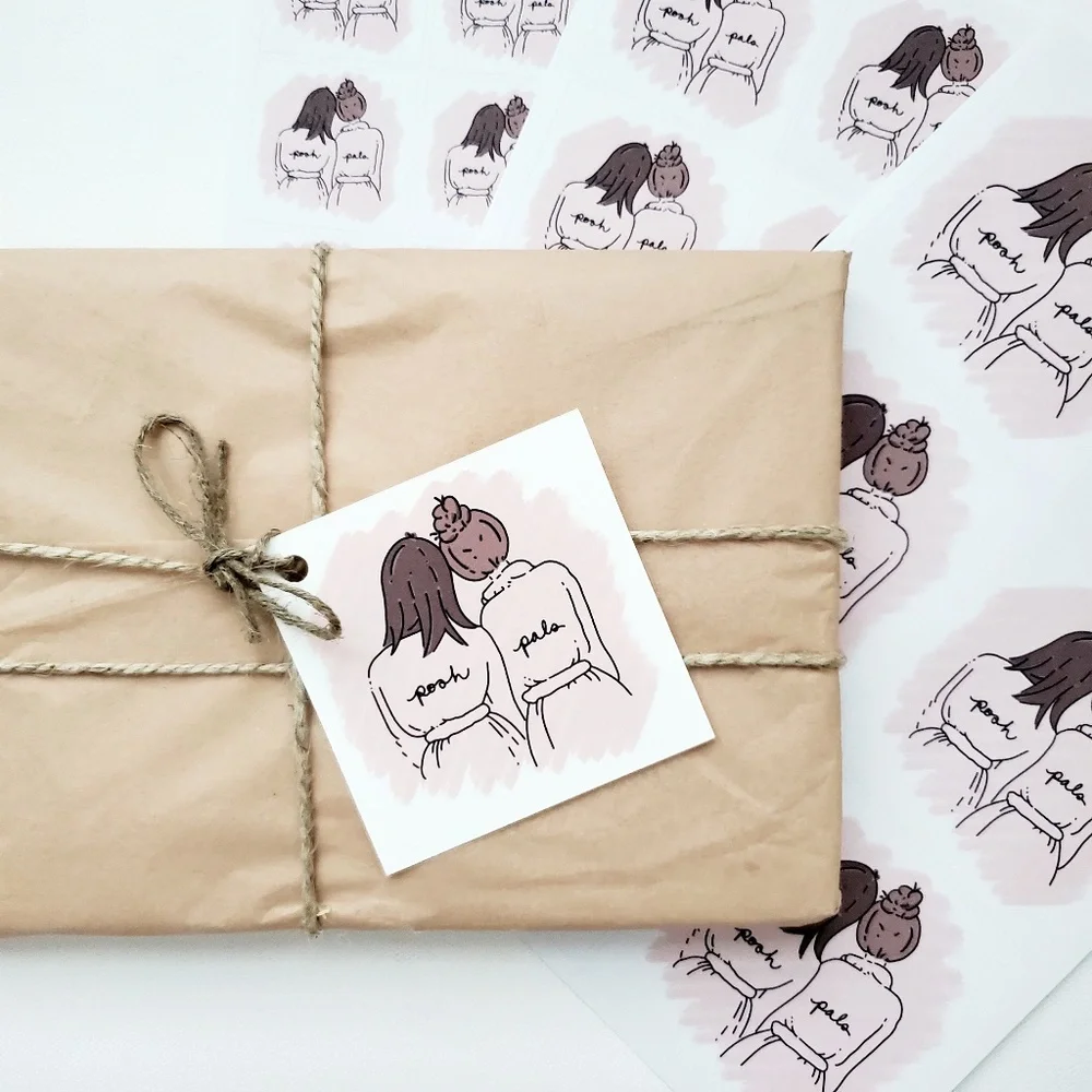 LB078 NOTE CARDS or HANG TAGS Custom Poshmark Shipping Supplies Personalizable - Picture 4 of 5